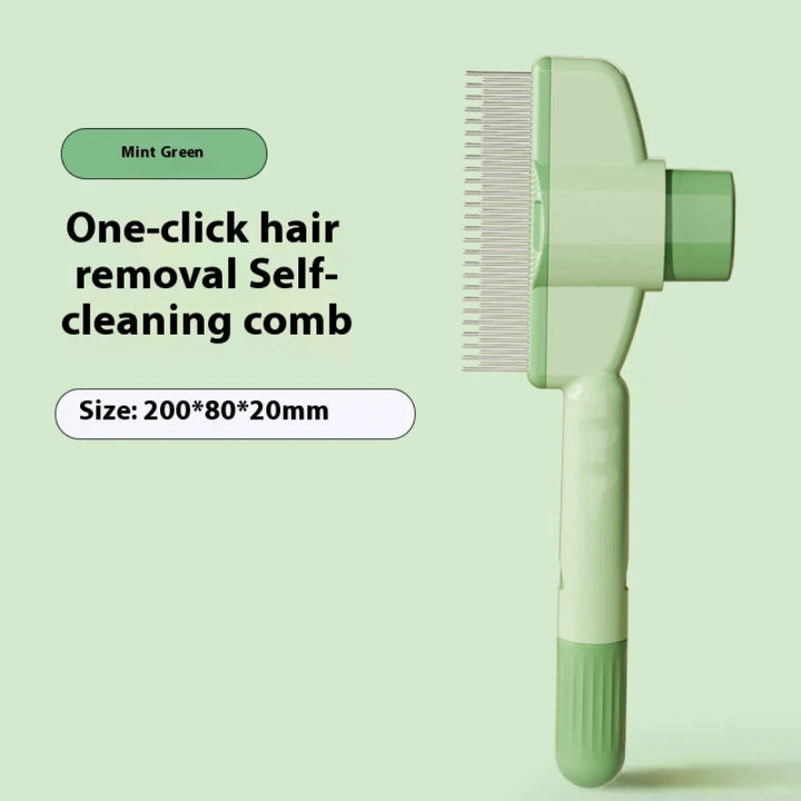Self-Cleaning Pet Grooming Comb