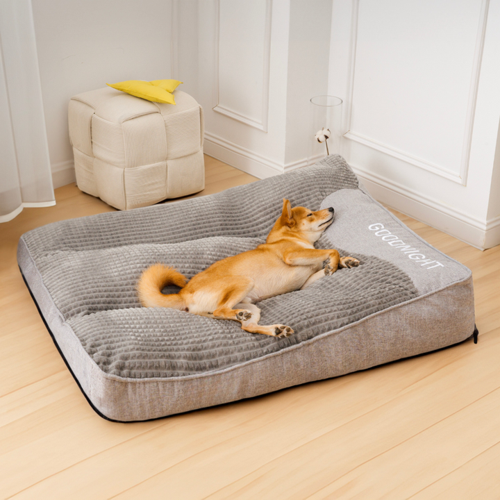 Orthopaedic Scratch-Resistant Dog Cushion Bed with Spine Support