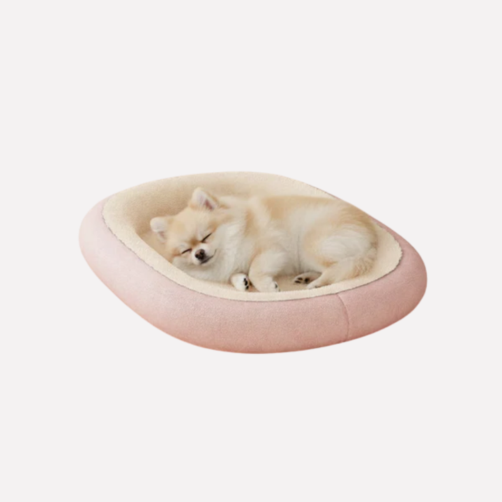Soft Oval Dog Bed – Cozy Comfortable Pet Bed for Dogs