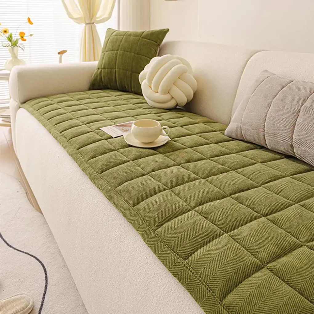 Herringbone Chenille Sofa Cover