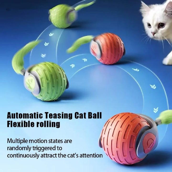 Auto Electric Rolling Cat Toy Ball
