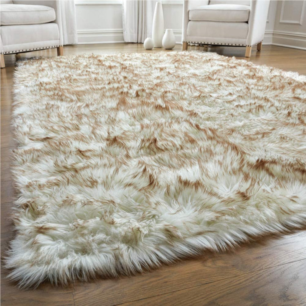 Faux Wool Plush Rug