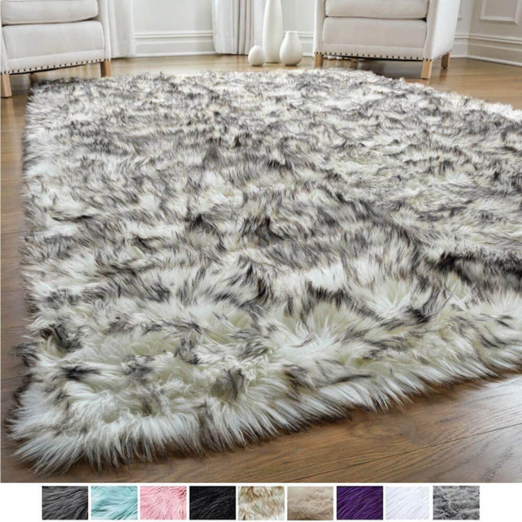 Faux Wool Plush Rug