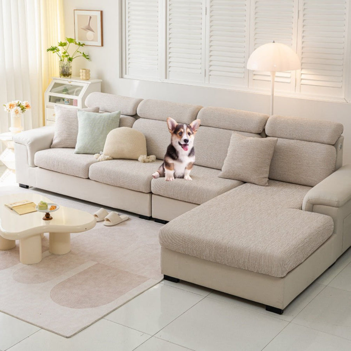 MagicLinen Linen Couch Cover