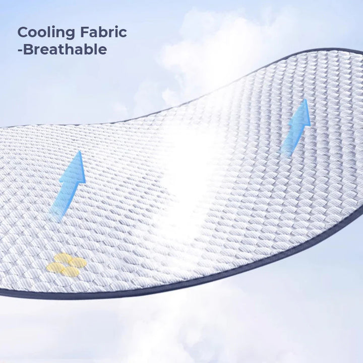 Ice Silk Cooling Breathable Car Seat Protective Human Dog Car Seat Cover