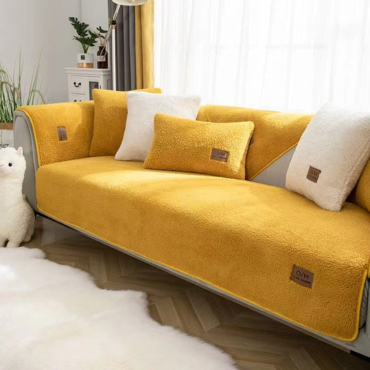 Waterproof Thick Fleece Non-Slip Sofa Cover