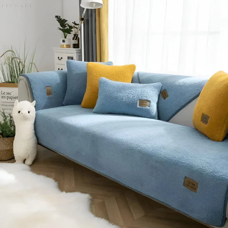 Waterproof Thick Fleece Non-Slip Sofa Cover