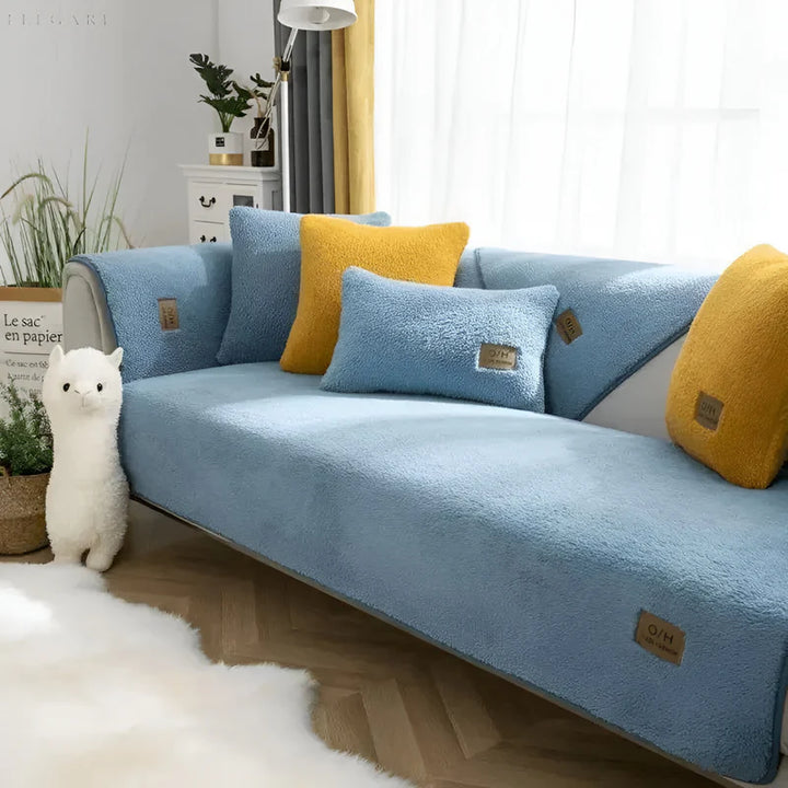 Waterproof Thick Fleece Non-Slip Sofa Cover