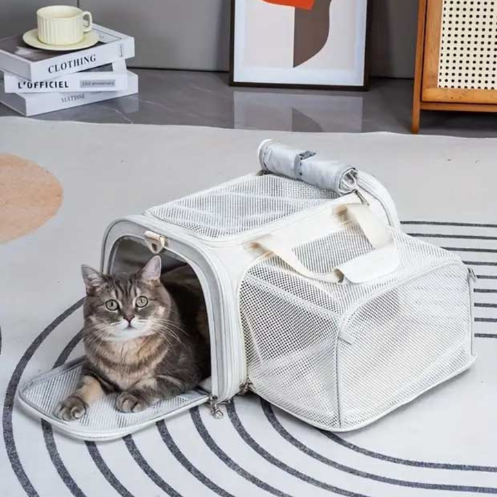 Expandable Cabin Carrier for Cats & Small Dogs
