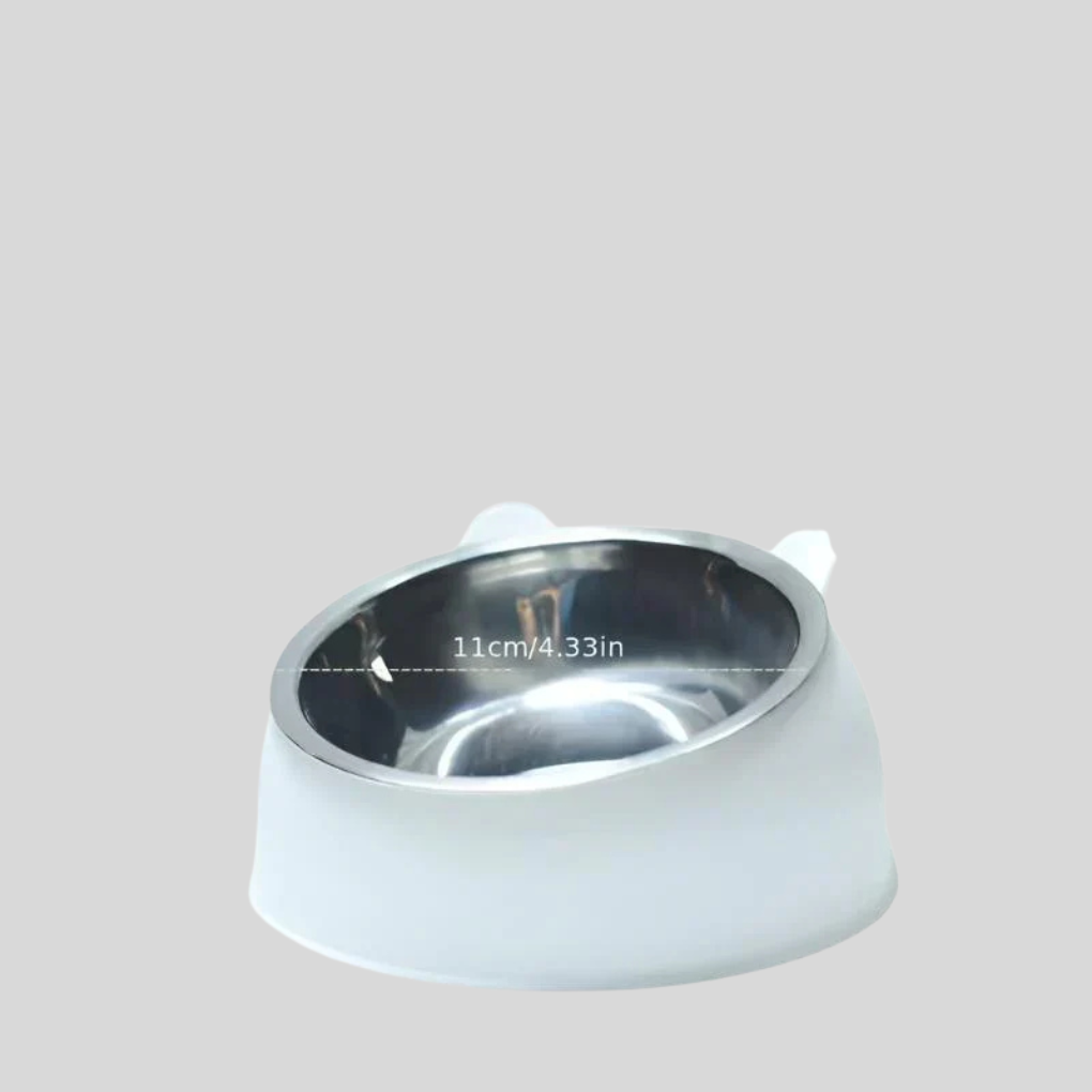 Raised Ergonomic Cat Food Bowl