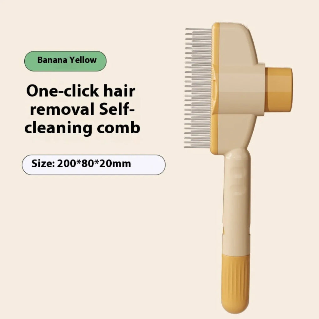Self-Cleaning Pet Grooming Comb