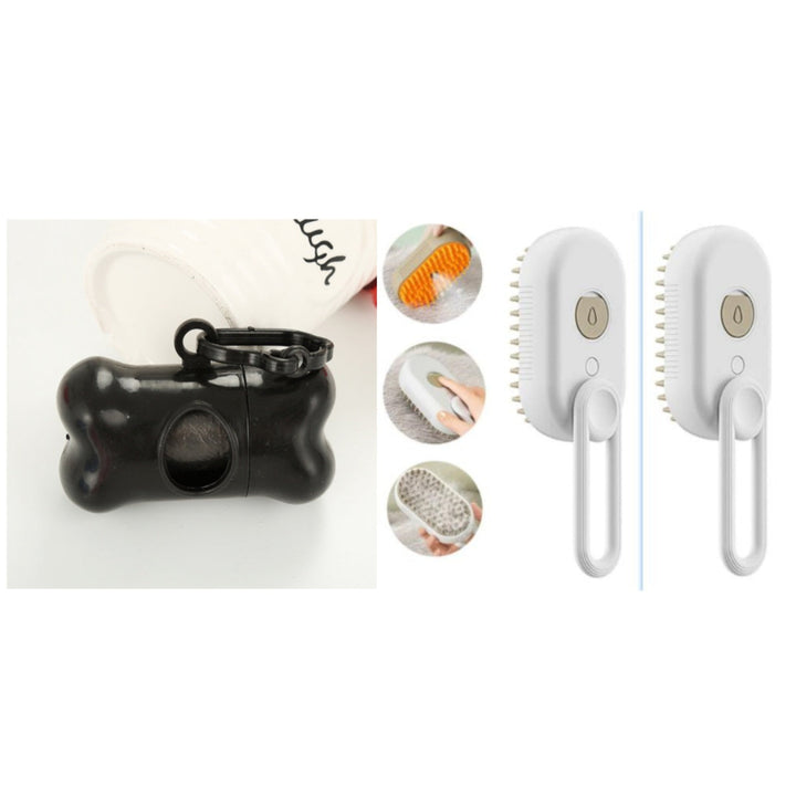 3-in-1 Electric Steam Pet Grooming Brush