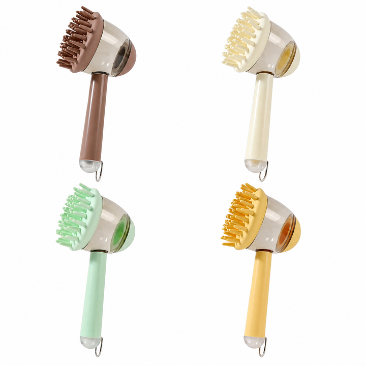 3-in-1 Pet Bath & Massage Brush