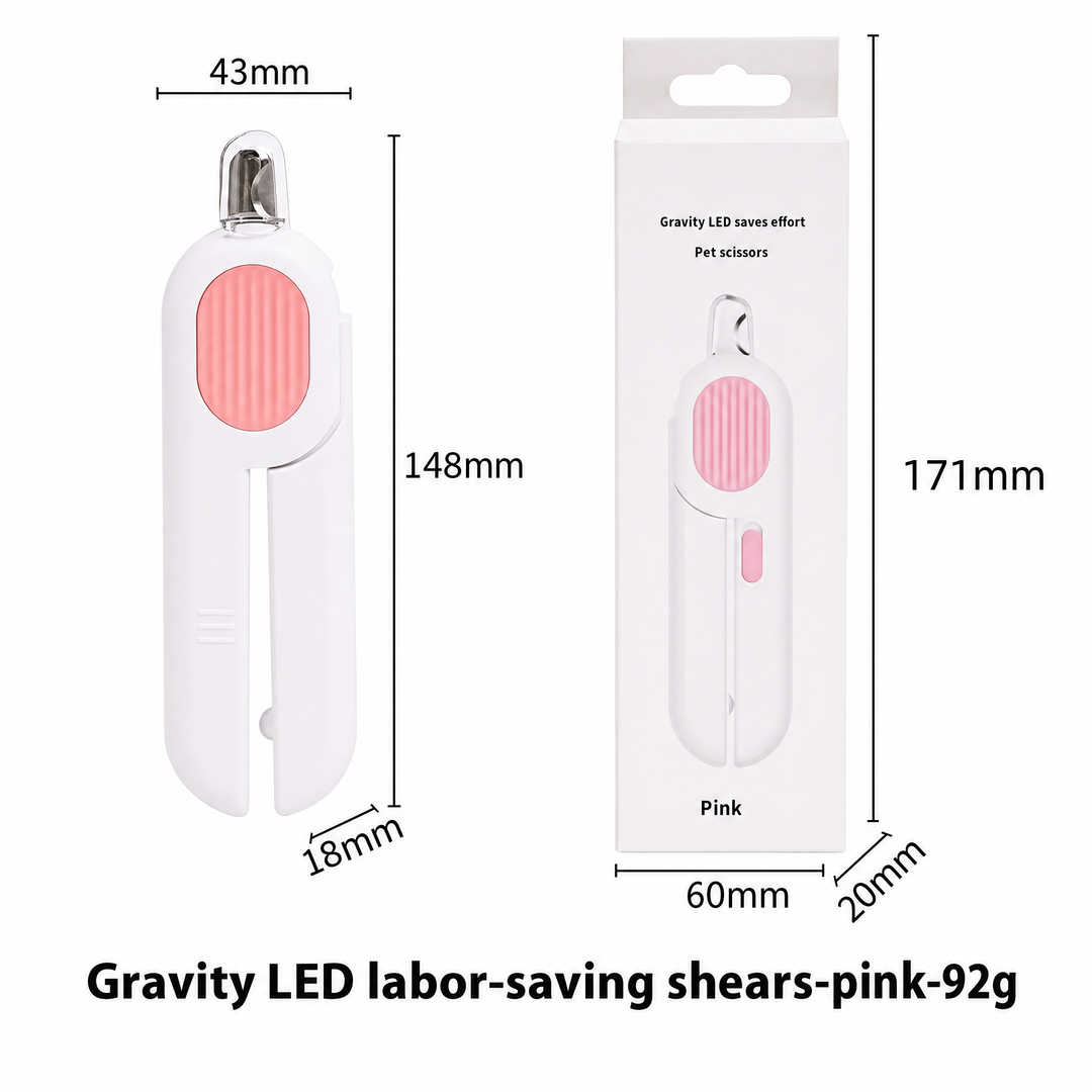 LED Cat Nail Clippers with Light