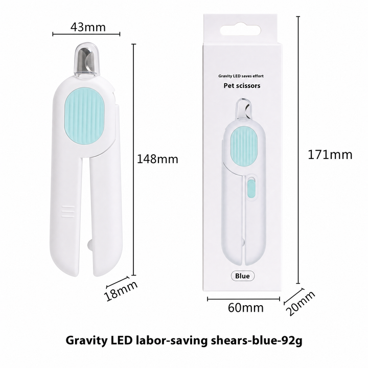 LED Cat Nail Clippers with Light