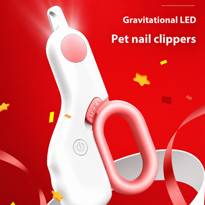 LED Cat Nail Clippers with Light
